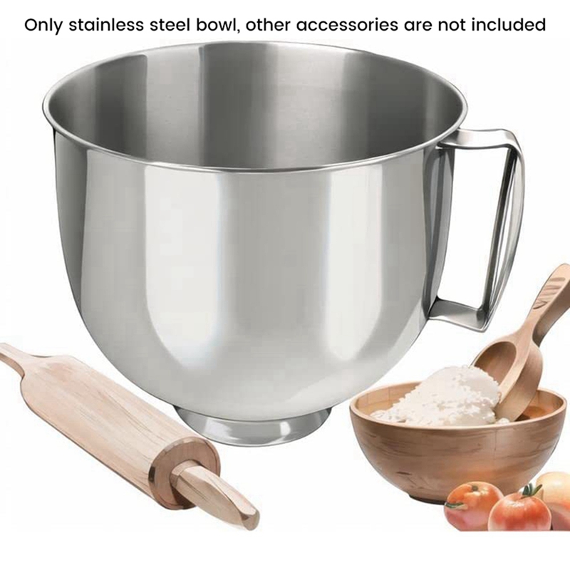 Kitchenaid Mixer Artisan 5Qt - Tigela de mistura em aço inoxidável